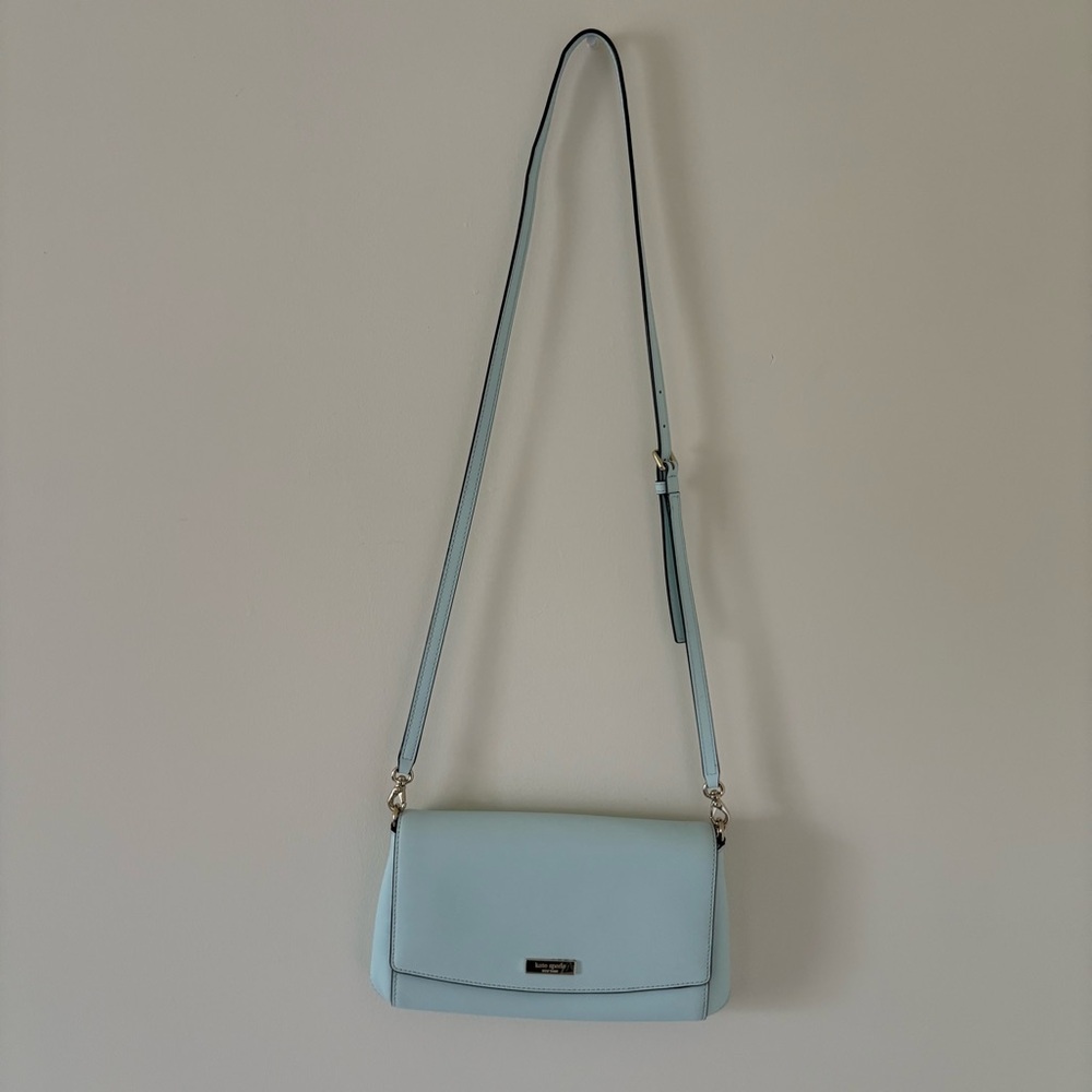 Kate Spade Light Blue Robins Egg Crossbody Bag Purse
